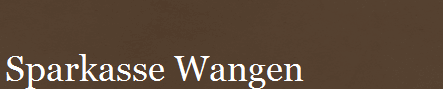 Sparkasse Wangen
